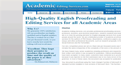 Desktop Screenshot of academic-editing-services.com